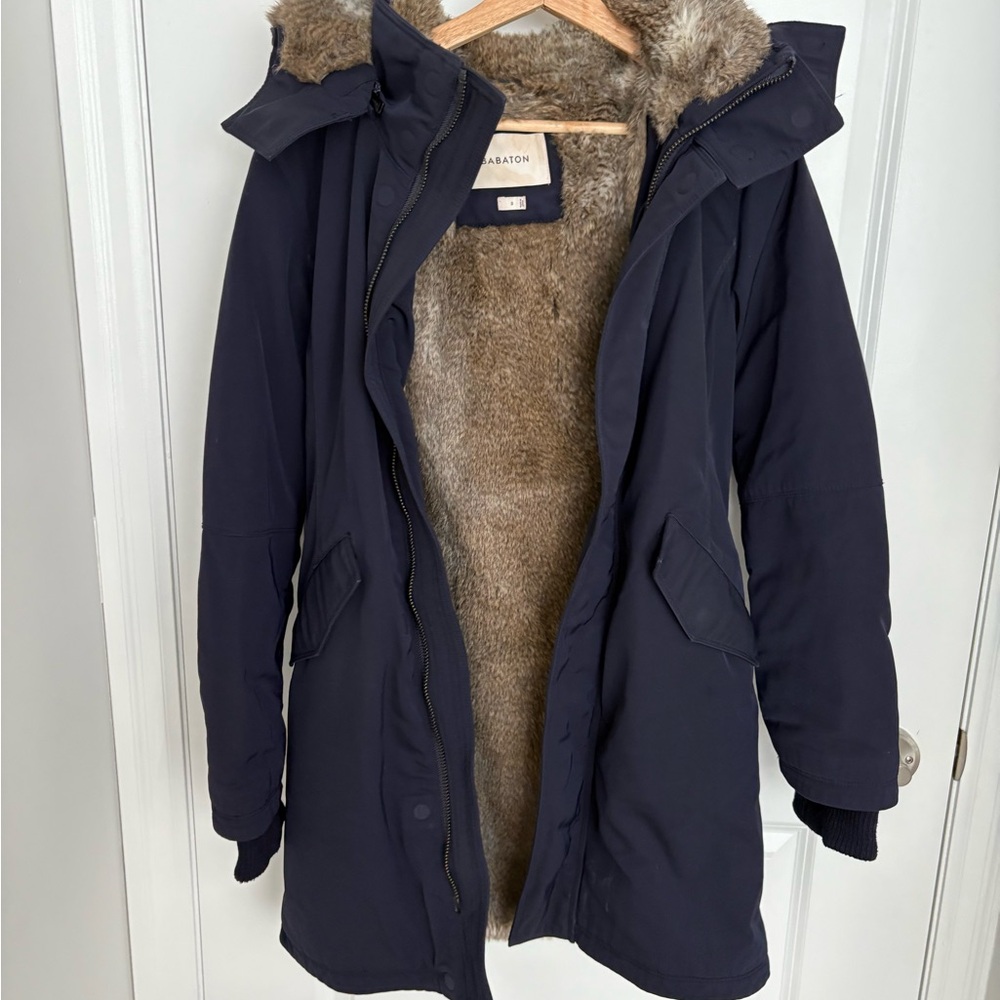 Babaton Navy Blue Parka